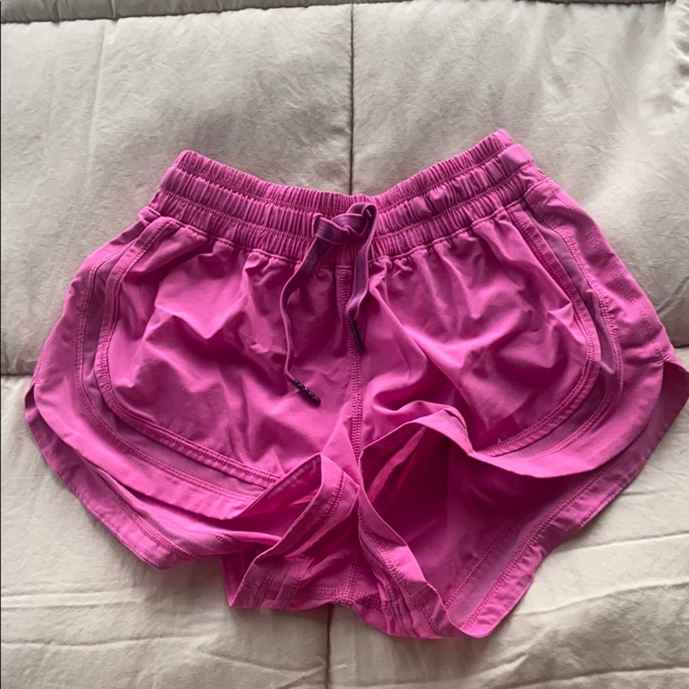 pink lulu shorts